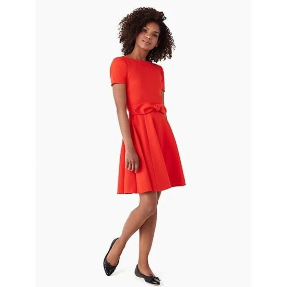 Kate Spade Tie-waist Ponte dress